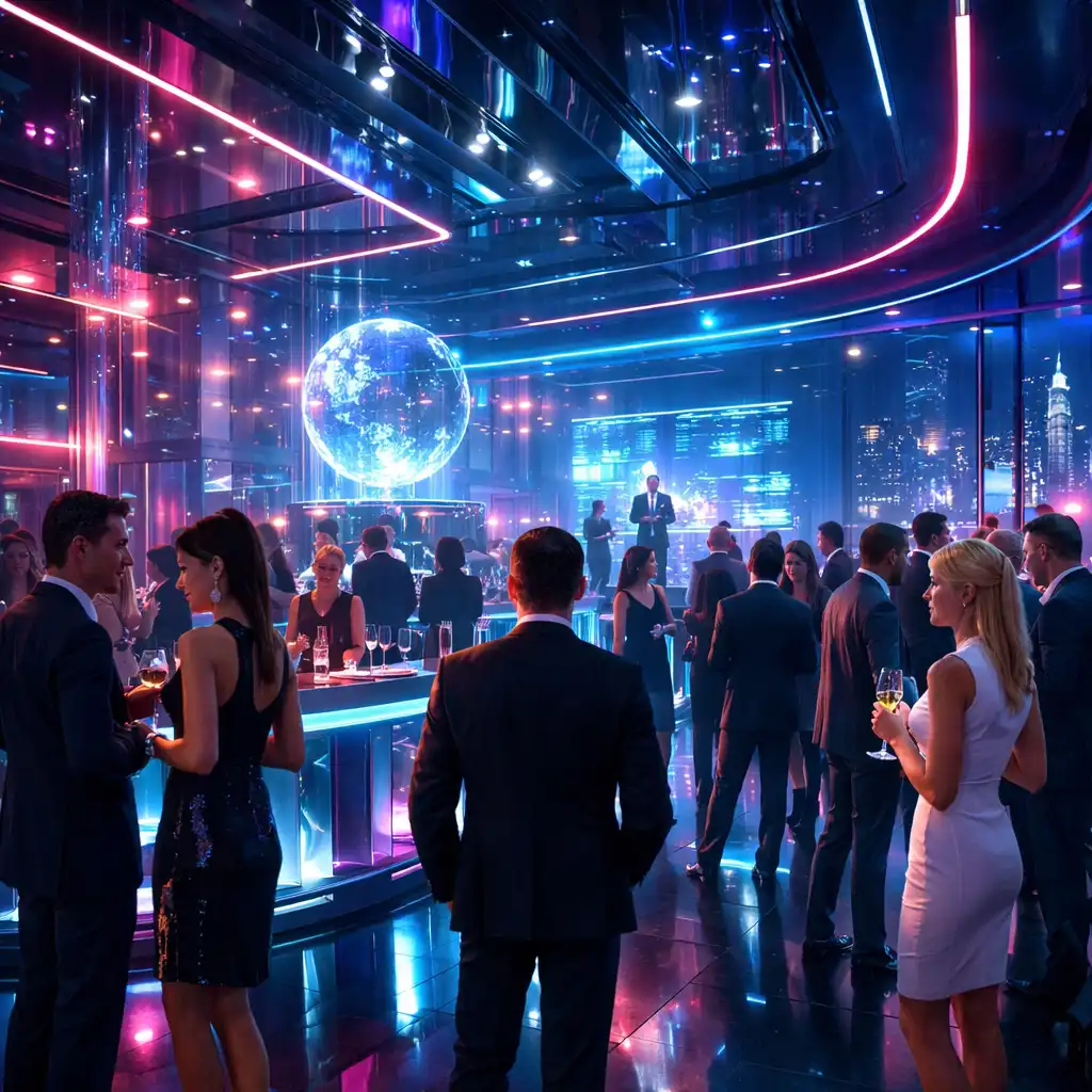 Firmowy event wieczorny z elegancką strefą rozrywki